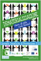 poster dematerializzazione SERR 2015 immagine