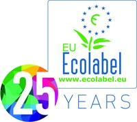 logo 25 anni ecolabel