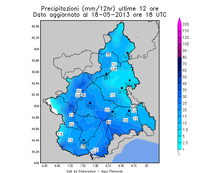 precipitazioni ultime 12 ore