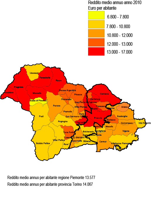 Reddito medio procapite