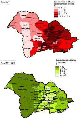 Consumo suolo 2011 - 2011