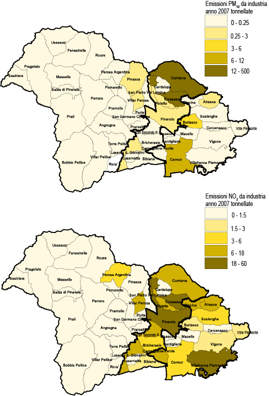 Emissioni industria PM10_NOx