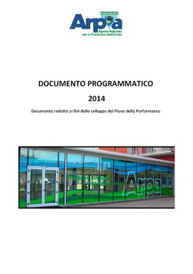 copertina documento programmatico 2014